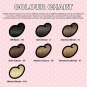 3 pcs 3-clip Synthetic Hair Extension (Straight) Chestnut Brown 6#