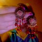 Handmade Sunset Sheilds Earrings