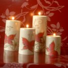 Set of four hand-made candlesticks
