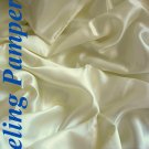 4 pcs Luxurious 100% silk charmeuse sheet sets Queen in Creamy Beige