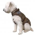 Dog Winter Jacket w/ Fleece Lining Brown 21-1/4" (XL) by DogBite