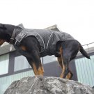 Dog Winter Jacket w/ Fleece Lining Black (XXL) 23-1/4"