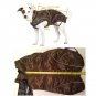 Dog Soft-Shell Winter Jacket w/ Fleece Lining Special Edition Color Black (M) 13-3/4 inch - 35cm