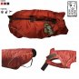 Rain Jacket / All-Year Jacket for Dogs, (M) 15.5, Red Water Resistant