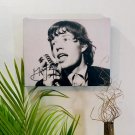 Mick Jagger Rolling Stones Autographed RP 11x14 Canvas Print Wall Art
