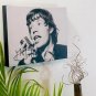 Mick Jagger Rolling Stones Autographed RP 11x14 Canvas Print Wall Art