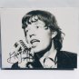 Mick Jagger Rolling Stones Autographed RP 11x14 Canvas Print Wall Art