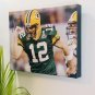 Aaron Rodgers Green Bay Packers Autographed RP 11x14 Canvas Print Wall Art