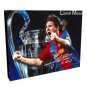 Lionel Messi Autograph Reprint 11x14 Canvas Print Wall Art