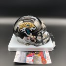 Myles Jack Autographed Jacksonville Jaguars Chrome Mini Helmet (JSA)