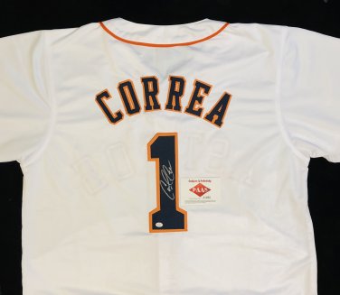 Carlos Correa Autographed Houston Astros Baseball Jersey