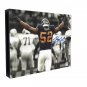 Khalil Mack Chicago Bears Facsimile Autograph 11x14 Canvas Print Wall Art