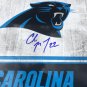 Christian McCaffrey Autographed 8x11 Carolina Panthers Metal Sign