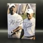 Tiger Woods & Michael Jordan Autographed RP 11x14 Canvas Print Wall Art