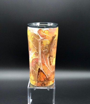 Boho Chic - - One Of A Kind Hand Painted Ozark Trail Custom Tumbler 20oz