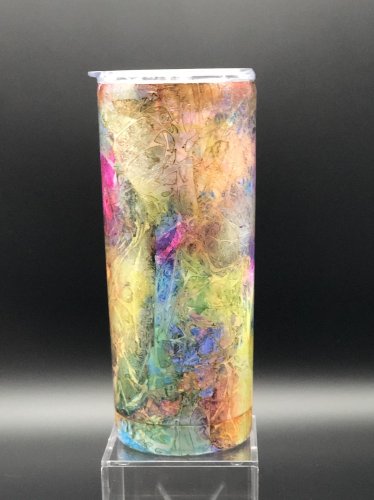 The Psychedelic - One Of A Kind Hand Painted BUILT Custom Tumbler 20oz