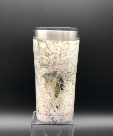 Modern Chic - One Of A Kind Hand Painted Ozark Trail Custom Tumbler 20oz