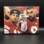 Patrick Mahomes & Travis Kelce Kansas City Chiefs Facsimile Autograph 11x14 Canvas Print Wall Art