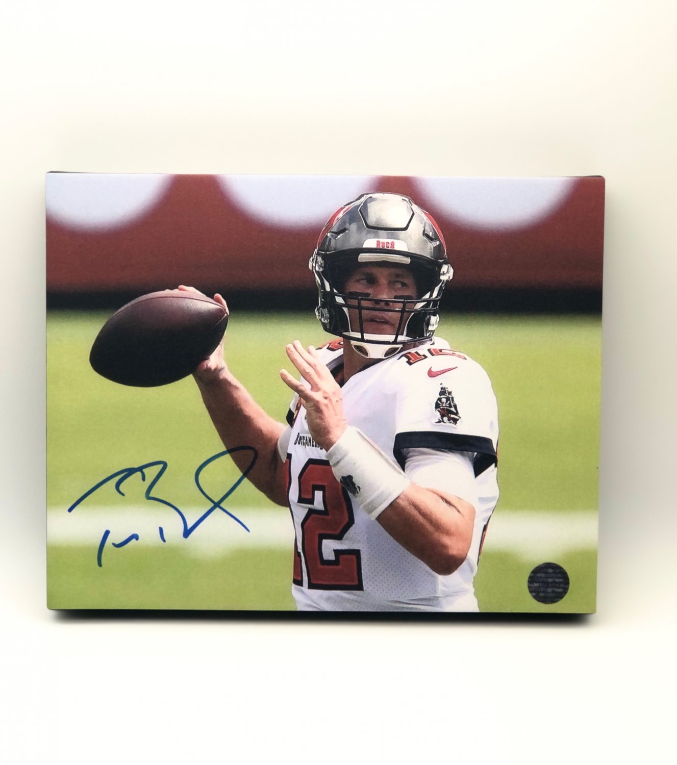 Tom Brady Tampa Bay Buccaneers Facsimile Autograph 11x14 Canvas Print ...