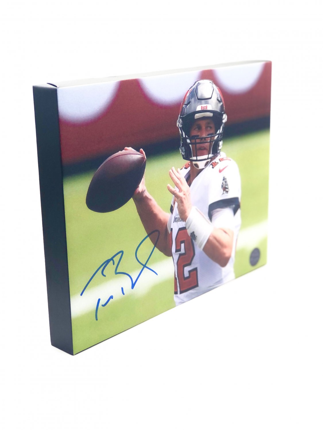 Tom Brady Tampa Bay Buccaneers Facsimile Autograph 11x14 Canvas Print ...