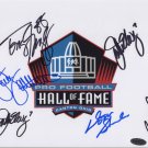 NFL Hall of Fame Football Legends Autographed 8x10 Photo