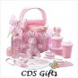 Baby Soft Gift Basket Set in Pink