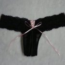 New Sexy Lace Nylon Lingerie Vintage Bikini Panties U1
