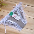 New Sexy Lace Nylon Lingerie Vintage Bikini Panties L27