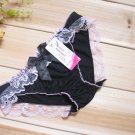New Sexy Lace Nylon Lingerie Vintage Bikini Panties L36
