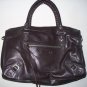 DEEP BROWN PURSE DUAL BRAIDED HANDLES BRAND NEW NEVER USED