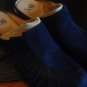 BRAND NEW SOFFT SHOES MULES CLOGS 1 IN HEEL NAVY BLUE SUEDE SZ 10W