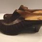 BRAND NEW SOFFT SHOES MULES CLOGS 1 IN HEEL BROWN SUEDE SZ 10W