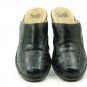 BRAND NEW SOFFT SHOES BLACK LEATHER MULES CLOGS 1 IN HEEL SZ 10M