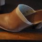 BRAND NEW ITALIAN LEATHER SHOES 2 IN HEEL CAMEL / HONEY COLOR SZ 10M