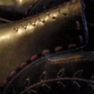 BRAND NEW CLARKS SHOES MULES CLOGS BLACK LEATHER BURGUNDY STITCHING SZ 10M