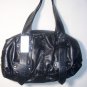 BLACK PURSE BAG SHOULDER BAG SILVER HARDWARE BRAND NEW NEVER USED FAUX LEATHER