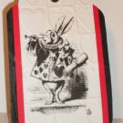 White Rabbit Gift Tag