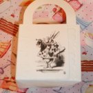 12 White Rabbit Favor Boxes