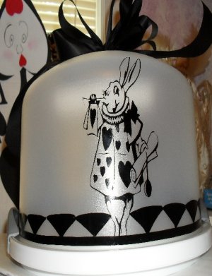 White Rabbit Cake Carrier