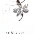 925 Sterling Silver DRAGONFLY Pendant