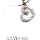 925 Sterling Silver HEART Pendant