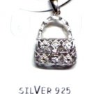 925 Sterling Silver HANDBAG Pendant