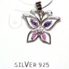 925 Sterling Silver BUTTERFLY Pendant