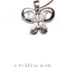 925 Sterling Silver BUTTERFLY Pendant