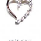 925 Sterling Silver HEART Pendant