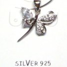 925 Sterling Silver BUTTERFLY Pendant