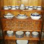 Rare Flow Blue China 100 piece Set