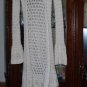 3 DIVIDED OFF WHITE,PINK ,BLACK CROCHET LONG SWEATERS 4
