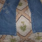 FANCY STRETCH BUTTERFLY SPARKLES ARIZONA JEANS 12 REG