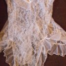 Nwot White Sheer Seductive Wear by Cinema Exile Size M